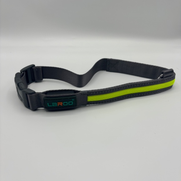 Eversunn Gray LED Dog Collar, USB Rechargeable Waterproof Reflective - Large - Picture 9 of 9